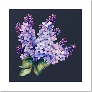 lilac bush Posters and Art